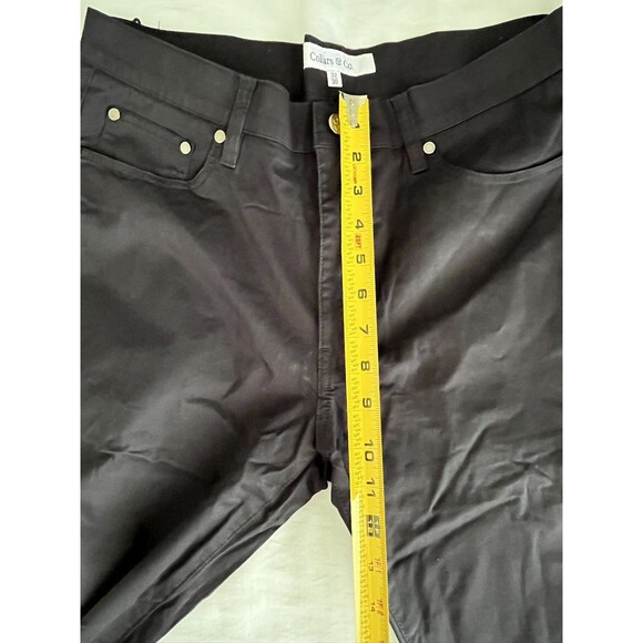 NEW Collars & Co CEO Chino Five Pocket Cotton Pants Navy Blue 32x30 Golf Work - Picture 8 of 11